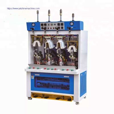 Air bag shoe heel moulding machine