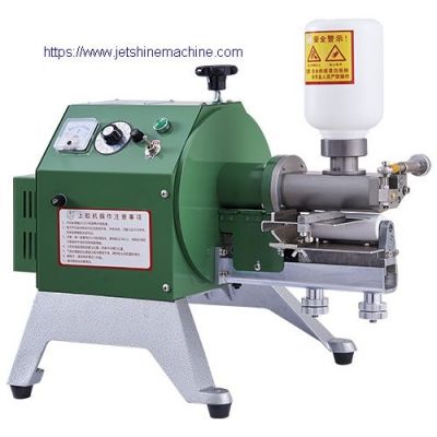 Footwear leather shoe upper edge gluing  machine